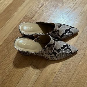 Nine West Snakeskin Heel